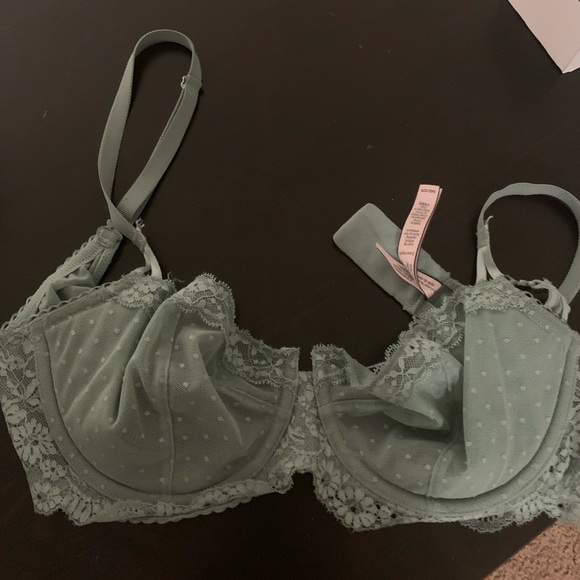 Victoria's Secret Other - Green bra unlined dream angels aqua color